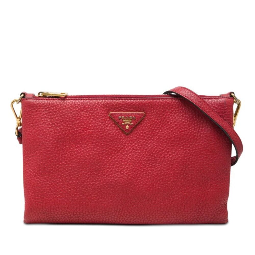 Prada Triangle Logo Shoulder Bag